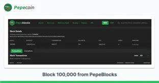 Pepecoin Block Reward Halves