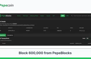 Pepecoin Network Completes Final Block Reward Halving